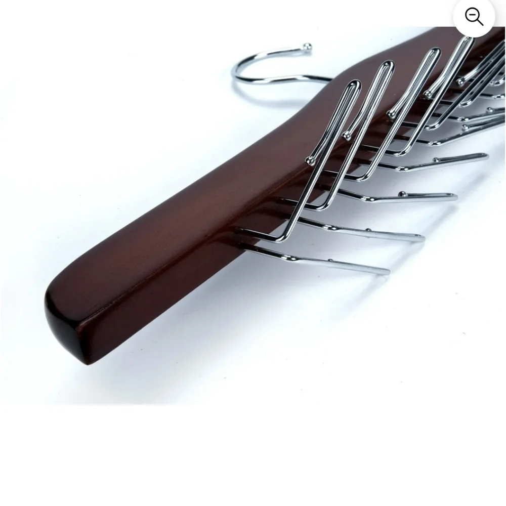 Wooden Tie Hanger-Walnut (1)